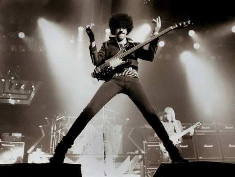 Phil Lynott with Thin Lizzy