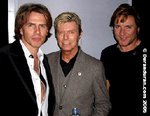 David Bowie and Duran Duran