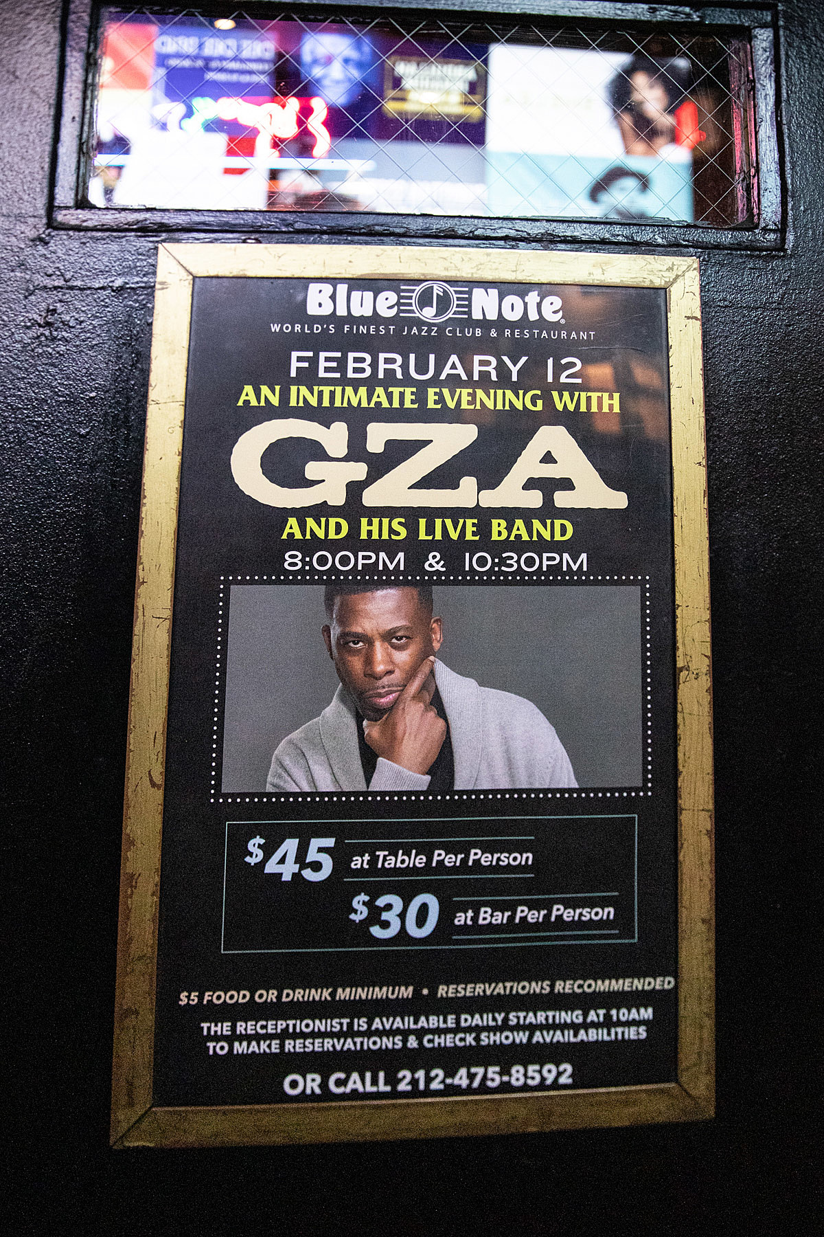 GZA at Blue Note