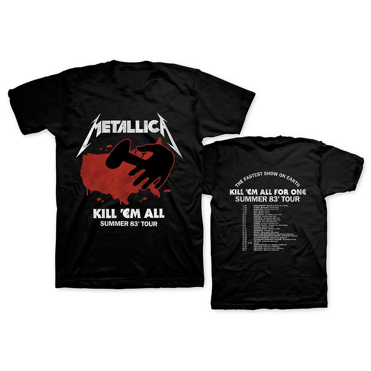 Metallica Kill 'Em All Tour T-Shirt
