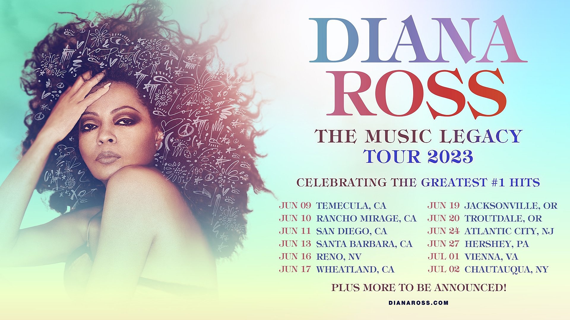 Diana Ross Tour Dates 2024 Pia Leeann