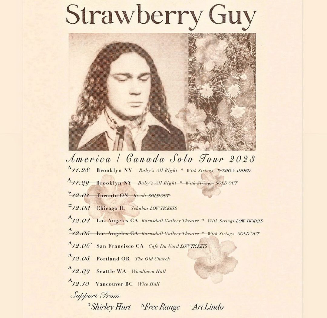 strawberry guy tour