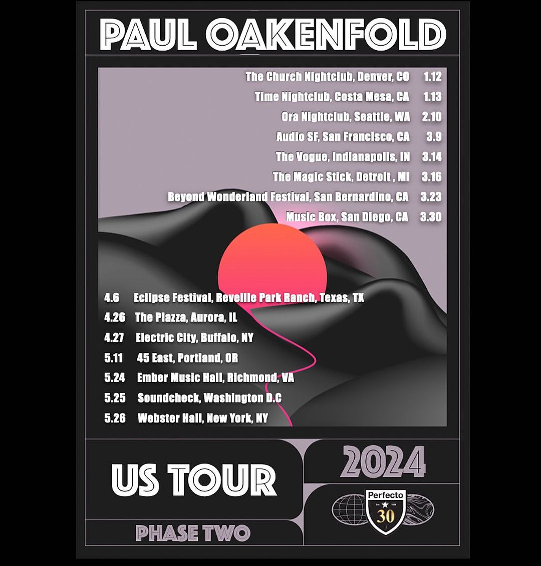 paul oakenfold tour
