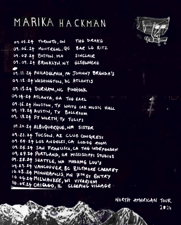 Marika Hackman - 2024 North American Tour Admat